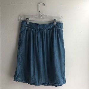 Chambray skirt